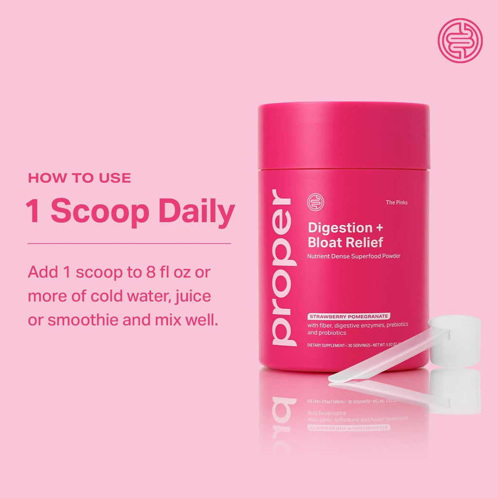 Proper, The Pinks Digestion and Bloat Relief.
