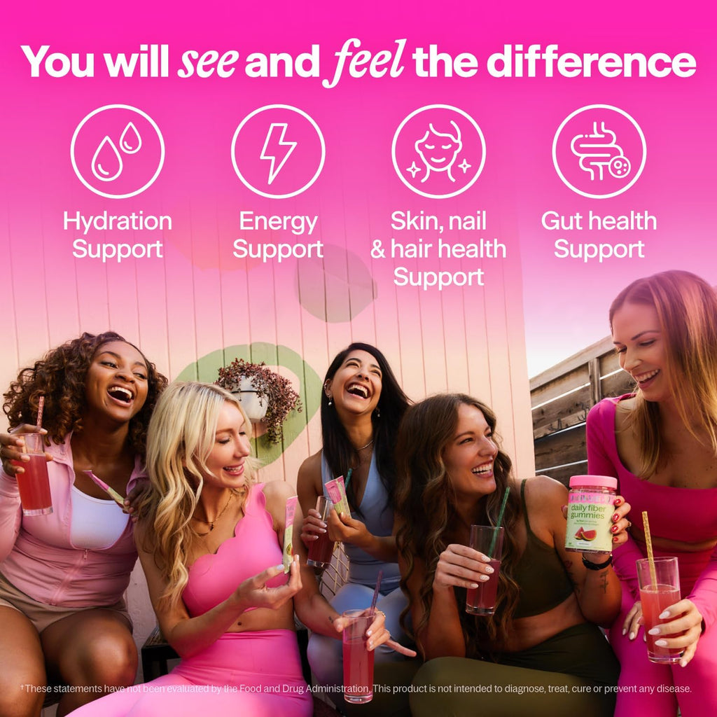 Baily Wiley Daily Fiber Supplement Pack (containing collagen, probiotics and electrolytes)