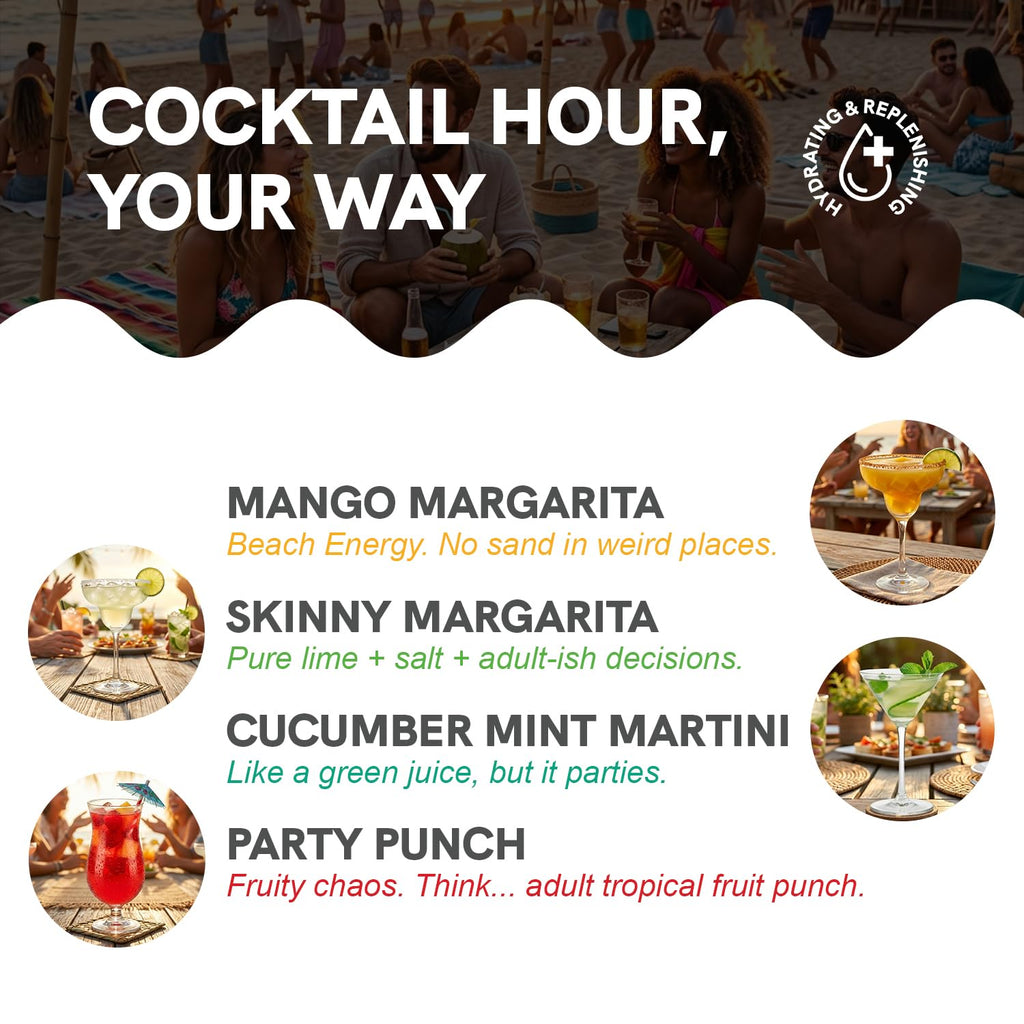 BYB Hybrid Mixer Set (12 Varieties) Organic Cocktail and Non-Alcoholic Cocktail Mixtures