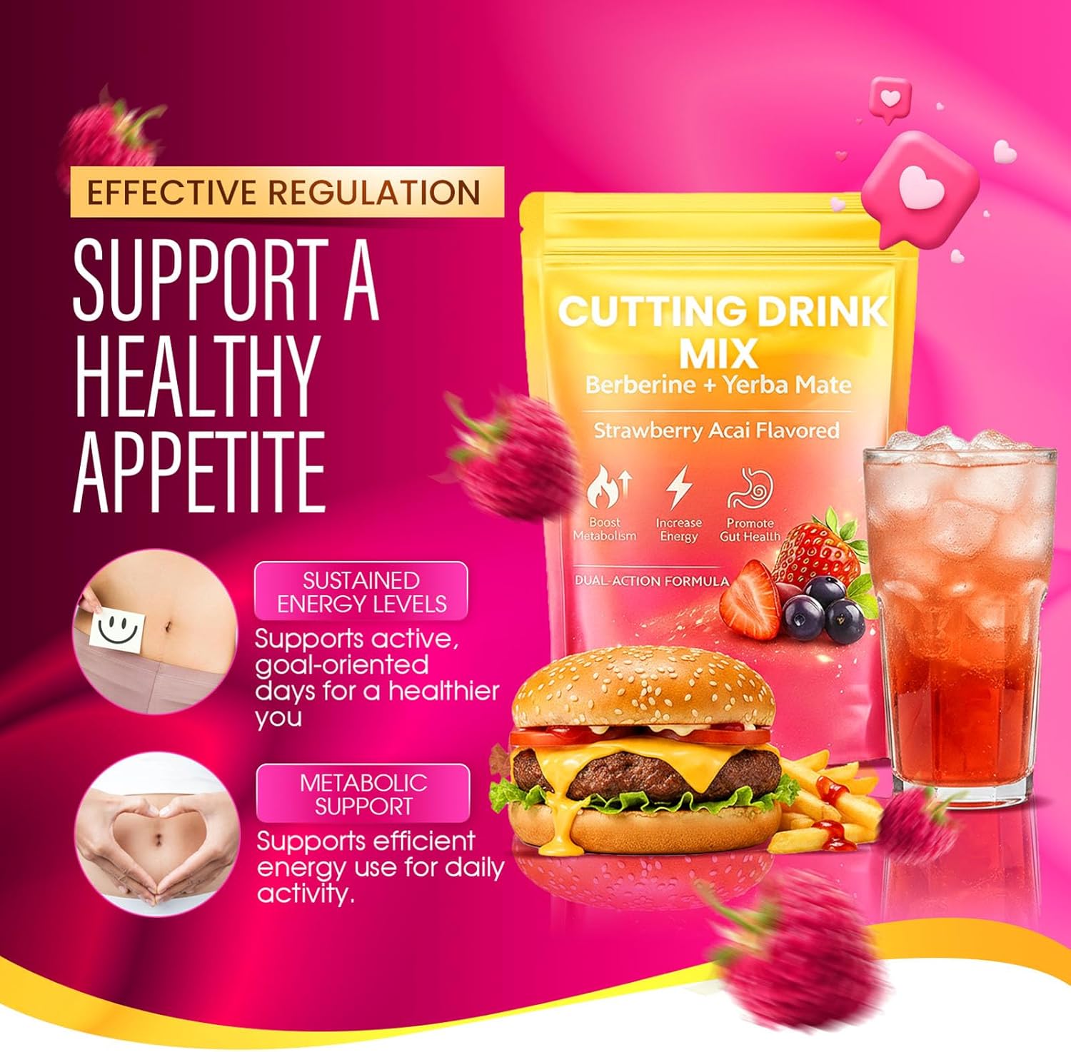 Cutting Drink Mix,Drink Mix Berberine Yerba Mate