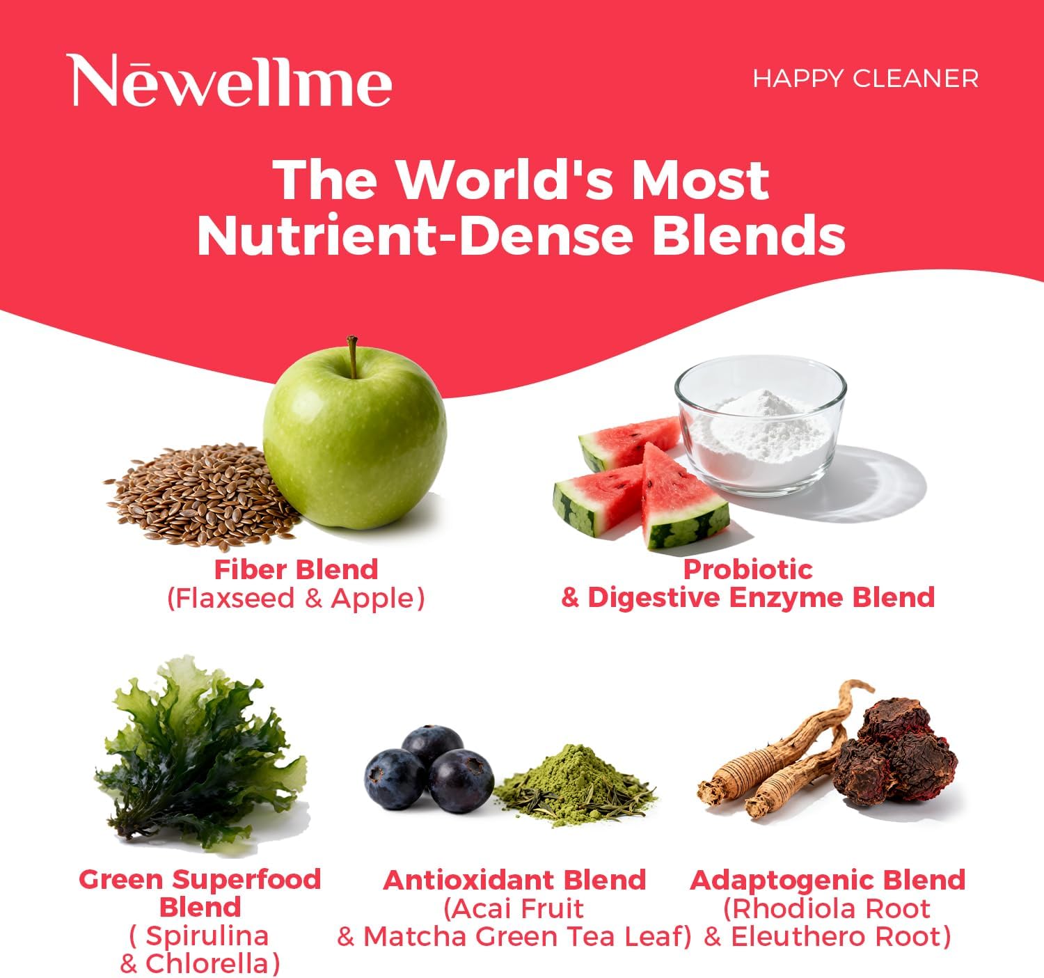 NEWELLME Happy Cleaner Superfood Powder