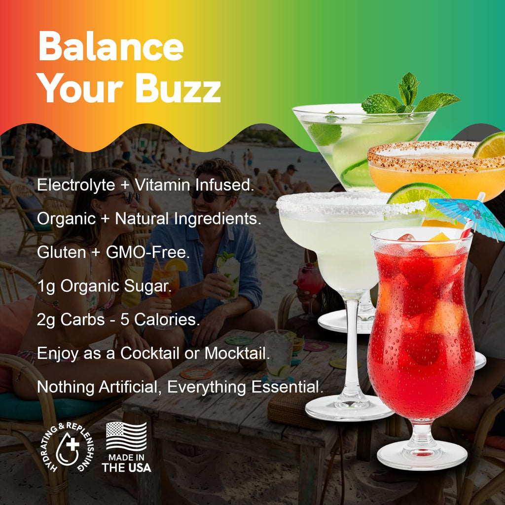 BYB Hybrid Mixer Set (12 Varieties) Organic Cocktail and Non-Alcoholic Cocktail Mixtures