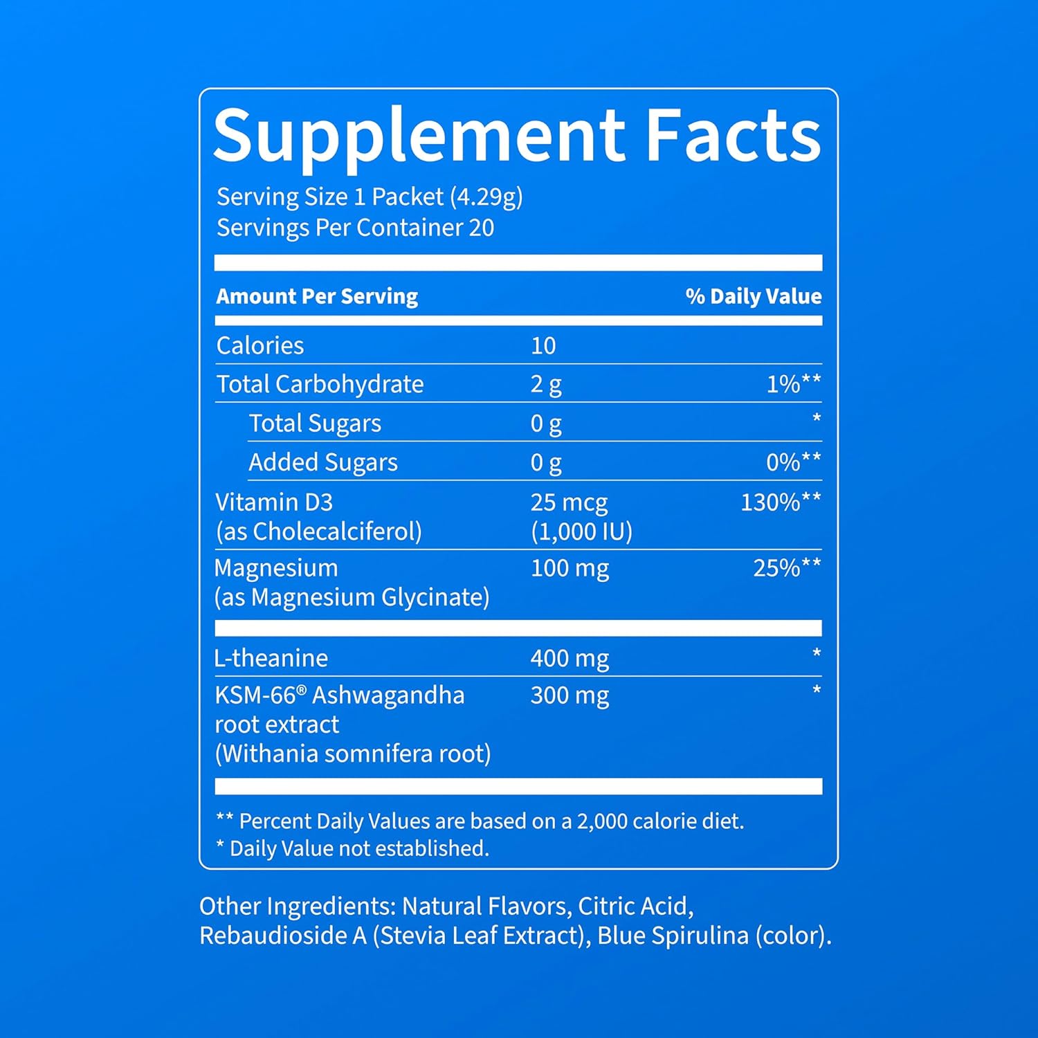 Nello Supercalm Drink Mix with Magnesium Glycinate