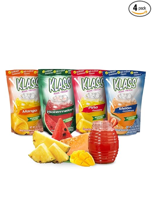 Klass Aguas Frescas Drink Mix Tropical Variety Pack