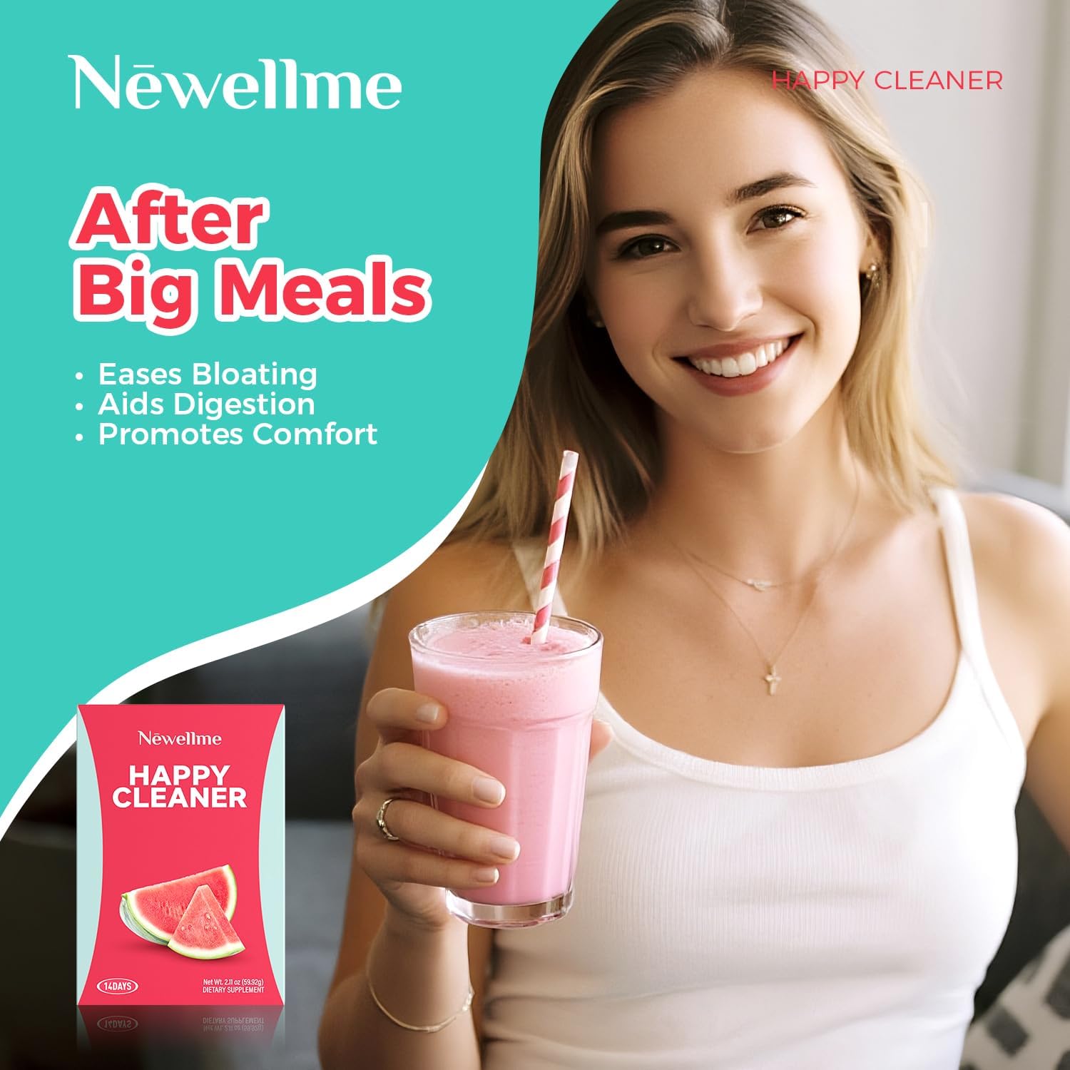 NEWELLME Happy Cleaner Superfood Powder