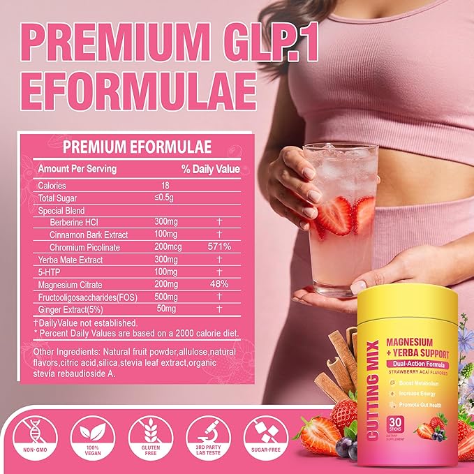 A fat-loss drink containing berberine, chromium