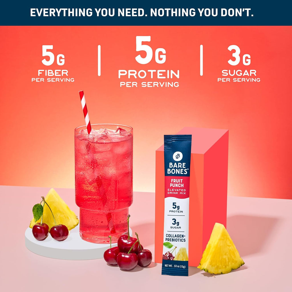 Simplified Fruit Cocktail Enhanced Drink Mix