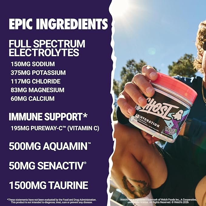 GHOST Hydration Tub, Electrolyte Powder