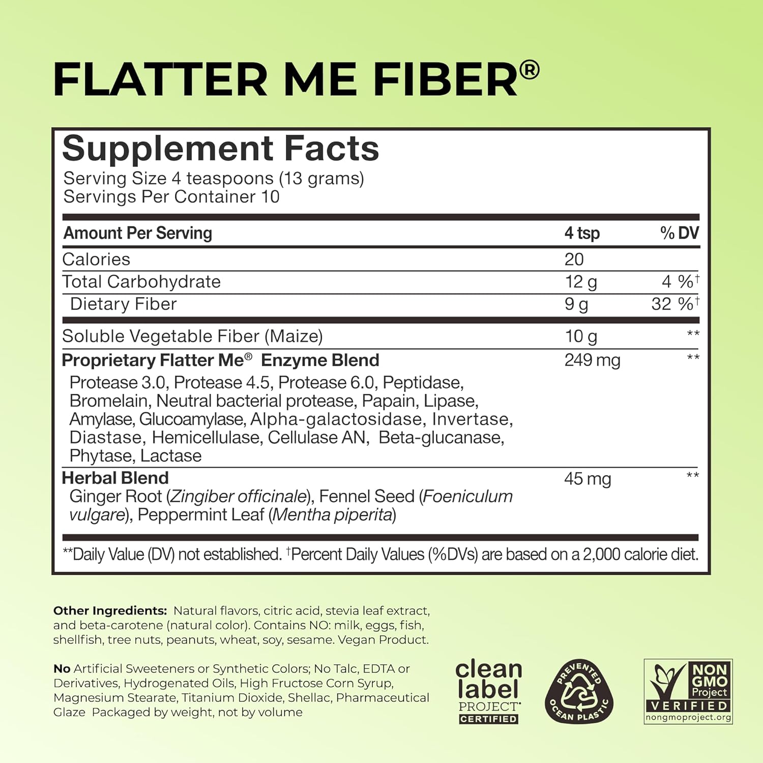 Flatter Me Fiber GLP-1 Booster – Fiber Supplement for Women