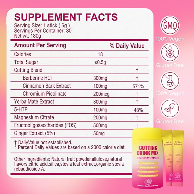 A fat-loss drink containing berberine, chromium