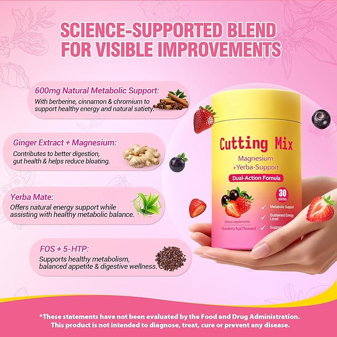 Cutting Drink Mix – Supports Satiety Signaling