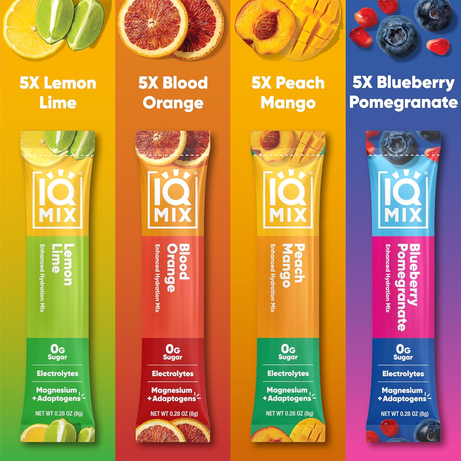 IQMIX Hydration Electrolyte Powder – 4-in-1 Formula for Hydration, Mental Clarity