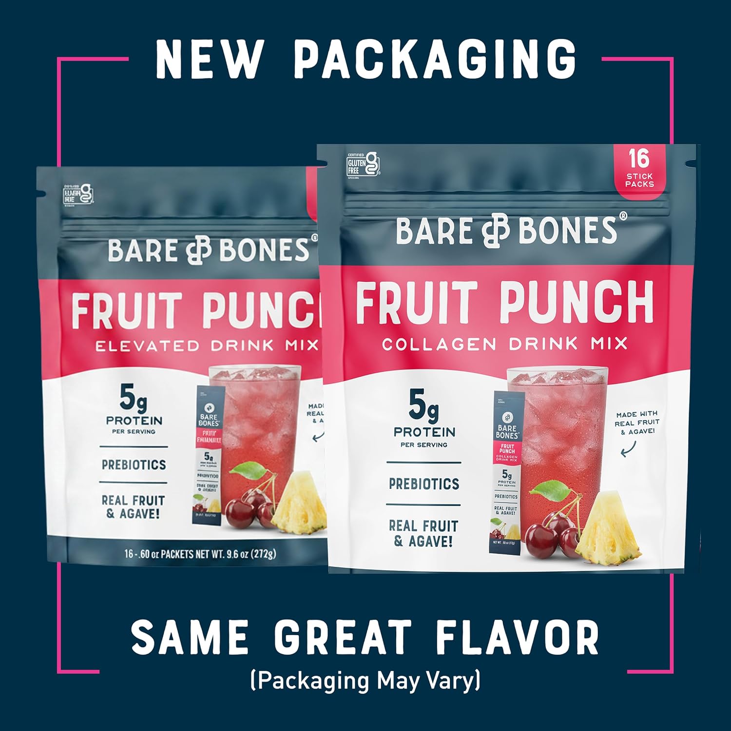 Simplified Fruit Cocktail Enhanced Drink Mix