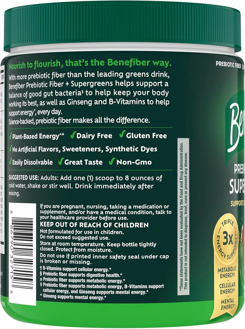 Beifevrey Probiotics GLP-1 and Beneficial Fiber