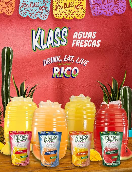 Klass Aguas Frescas Drink Mix Tropical Variety Pack