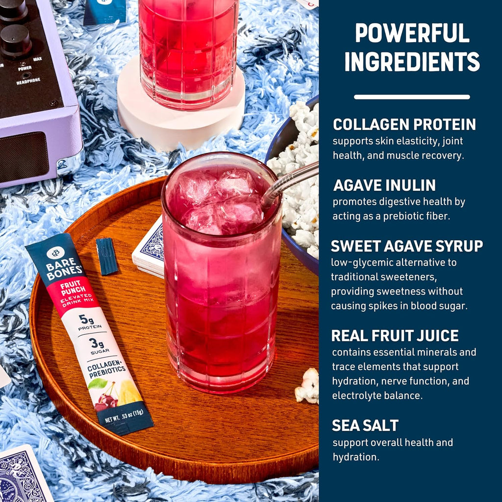 Simplified Fruit Cocktail Enhanced Drink Mix
